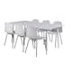 Matgrupp Venture Home Pobbie med 6 Ardi Stolar