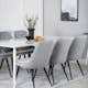 Matgrupp Venture Home Pobbie med 6 Vera Stolar