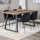 Matgrupp Venture Home Ina med 4 Wrigley Stolar Sammet