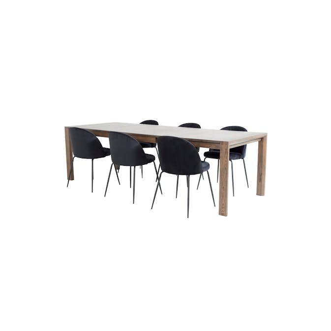 Matgrupp Venture Home Shy med 6 Wrigley Matstolar