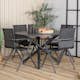 Matgrupp Venture Home Ande med 4 Sally Matstolar