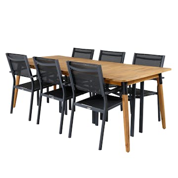 Matgrupp Venture Home Julle med 6 Cubb Matstolar