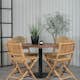 Matgrupp Venture Design Canne med 4 Cave Matstolar