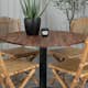 Matgrupp Venture Design Canne med 4 Cave Matstolar