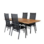 Matgrupp Venture Home Chane med 4 Curz Matstolar