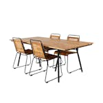 Matgrupp Venture Home Chane med 4 Billy Matstolar