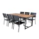 Matgrupp Venture Home King med 6 Lede Stapelbara Matstolar
