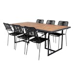 Matgrupp Venture Home King med 6 Lumi Karmstolar