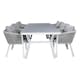 Matgrupp Venture Home Virya 160x90 med 6 Virya Matstolar