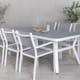 Matgrupp Venture Home Virya 160x90 med 6 Copacabana Stapelstolar