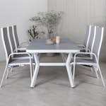 Matgrupp Utomhus Venture Home Virya 160x90 med 6 Copacabana ReclinerTrädgårdsstolar