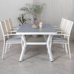 Matgrupp Venture Home Virya 160x90 med 6 Anna Matstolar