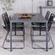 Matgrupp Venture Design Bundy med 4 Levi stolar