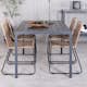 Matgrupp Venture Design Bundy med 4 Levi stolar