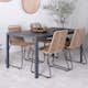 Matgrupp Venture Design Bundy med 4 Levi stolar