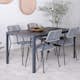 Matgrupp Venture Design Bundy med 4 Levi stolar