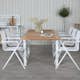 Matgrupp Venture Design Pave med 6 Act Stolar