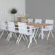 Matgrupp Venture Design Pave med 6 Act Stolar
