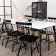 Matgrupp Venture Home Jolie med 6 Lena Windsor Stolar