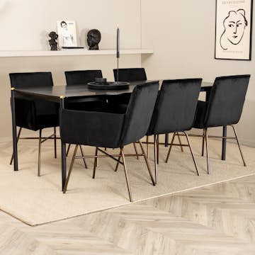 Matgrupp Venture Home Paris med 6 Annika Stolar