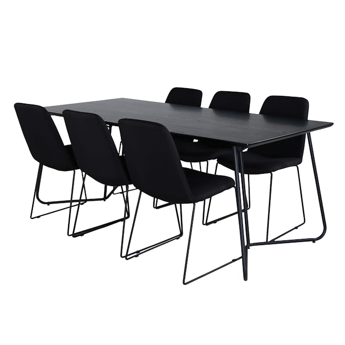 Matgrupp Venture Home Annika med 6 Muscot Stolar