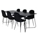 Matgrupp Venture Home Annika med 6 Pobbie Stolar Sammet