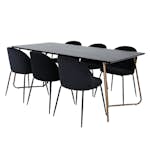 Matgrupp Venture Home Annika med 6 Wrigley Stolar