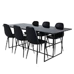 Matgrupp Venture Home Lund med 6 Pobbie Stolar