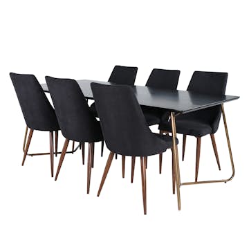 Matgrupp Venture Home Annika med 6 Laura Stolar