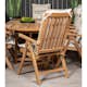 Matgrupp Venture Design Kenya 180-240x120 Teak med 8 Kenya Positionsfåtöljer