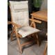 Matgrupp Venture Design Kenya 220x100 Teak med 6 Kenya Positionsfåtöljer
