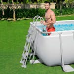 Säkerhetsstege Planet Pool Ovanmark 122 cm