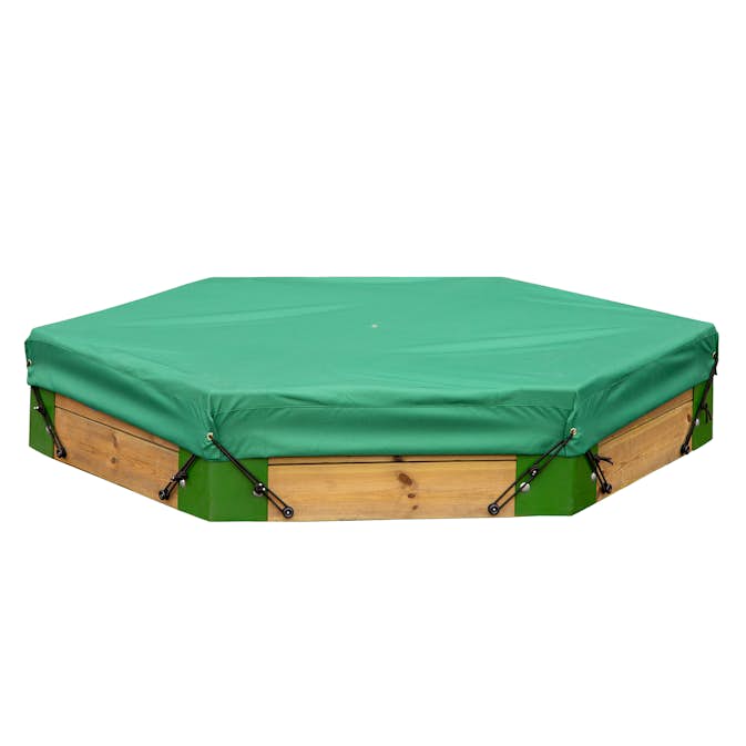 Sandlåda Hörby Bruk Sexkantig med Skydd & Sittbräda