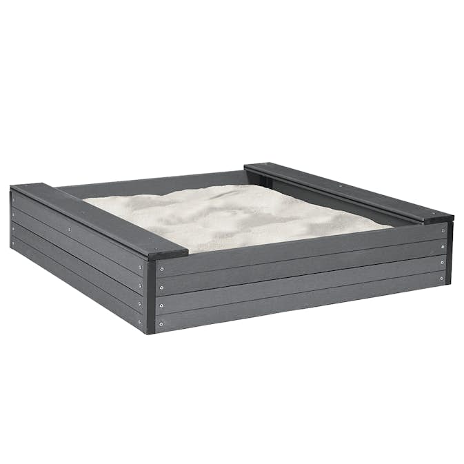 Sandlåda Nordic Play 120X120 cm WPC Exkl. Lock