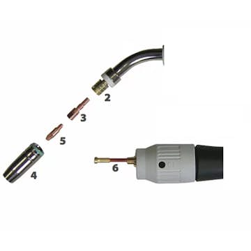 Gaskåpa Konisk M15 x2st