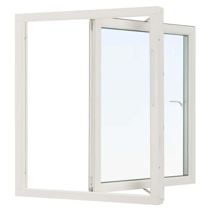 Sideswing Svenska Fönster Aluminiumbeklätt Trä 3-Glas