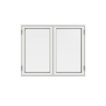 Sidohängt Fönster Outline 3-Glas Aluminium 2-Luft