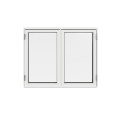 Sidohängt Fönster Outline 3-Glas Aluminium 2-Luft