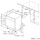 Diskmaskin Siemens SN45ZC04CS iQ500 Underbyggd 60 cm