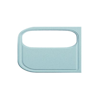 Skärbräda Blanco Grå Plast Höger 430 x 365 mm