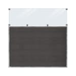 Skärm PLUS Futura med Glas 180x180