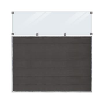 Skärm PLUS Futura med Glas 180x180