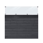 Skärm PLUS Klink med Glas 174x163