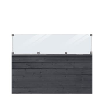 Skärm PLUS Klink med Glas 174x125