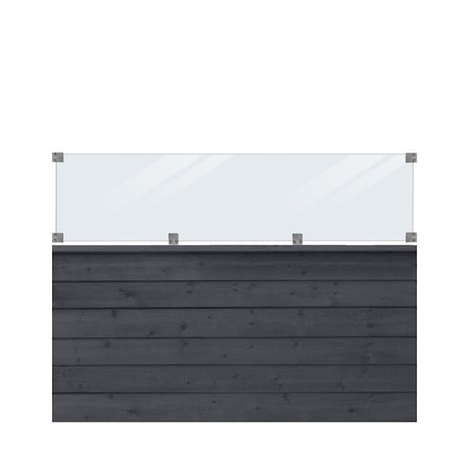 Skärm PLUS Klink med Glas 174x125