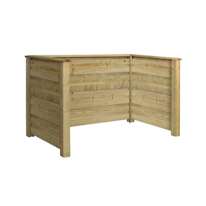 Skärm PLUS Plank Avfallsskjul
