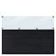 Skärm PLUS Plank med Glas 174x125