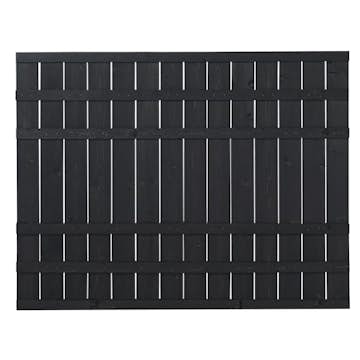 Skärm PLUS Rustik 180x138 cm Svart