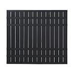 Skärm PLUS Rustik 180x158 cm Svart