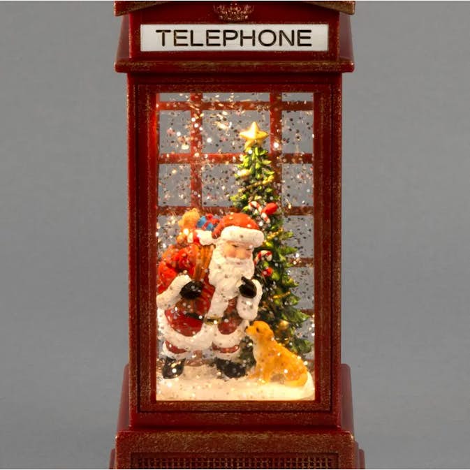 Snöglob Gnosjö Konstsmide Vattenfylld minilykta Telefonkiosk LED